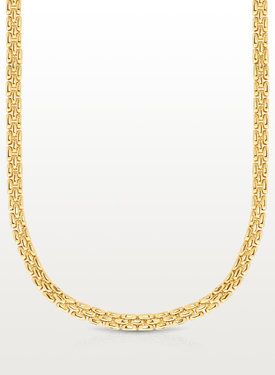 Thick Chain Necklace Aimi, Gold Plated