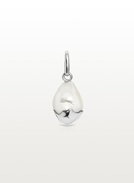 Large Pearl Pendant Shinju, Silver