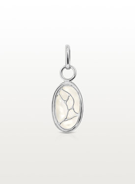 Mother Of Pearl Pendant Miyuna, Silver