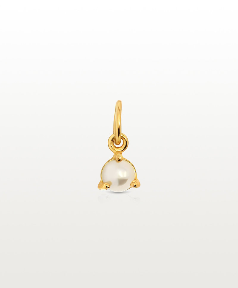 Small Pearl Pendant Mana, Gold Plated