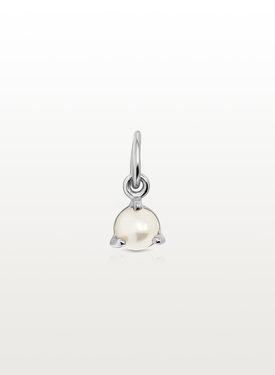 Small Pearl Pendant Mana, Silver