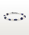 Zilveren Lapis Lazuli & Parel Armband Aiko