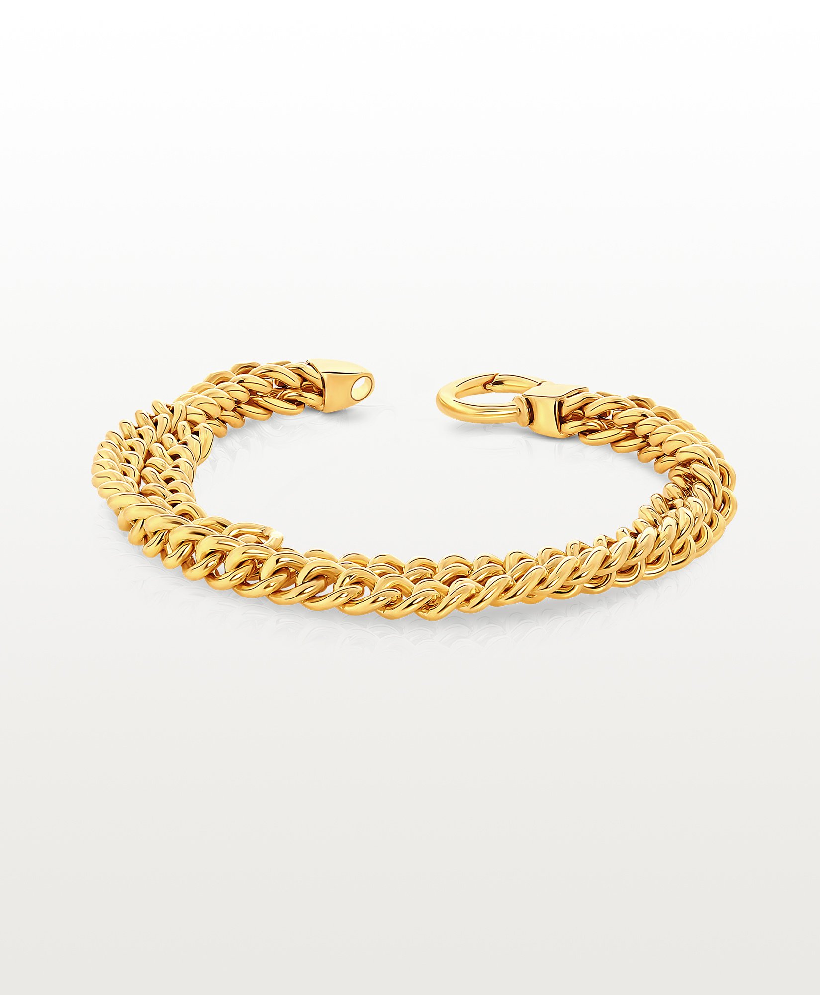 Double Chain Charm Bracelet | Jewelry by V Coterie