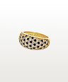Sparkle Dome Ring Sora, Gold Plated
