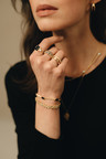 Gold Plated Timeless Onyx Ring Koko