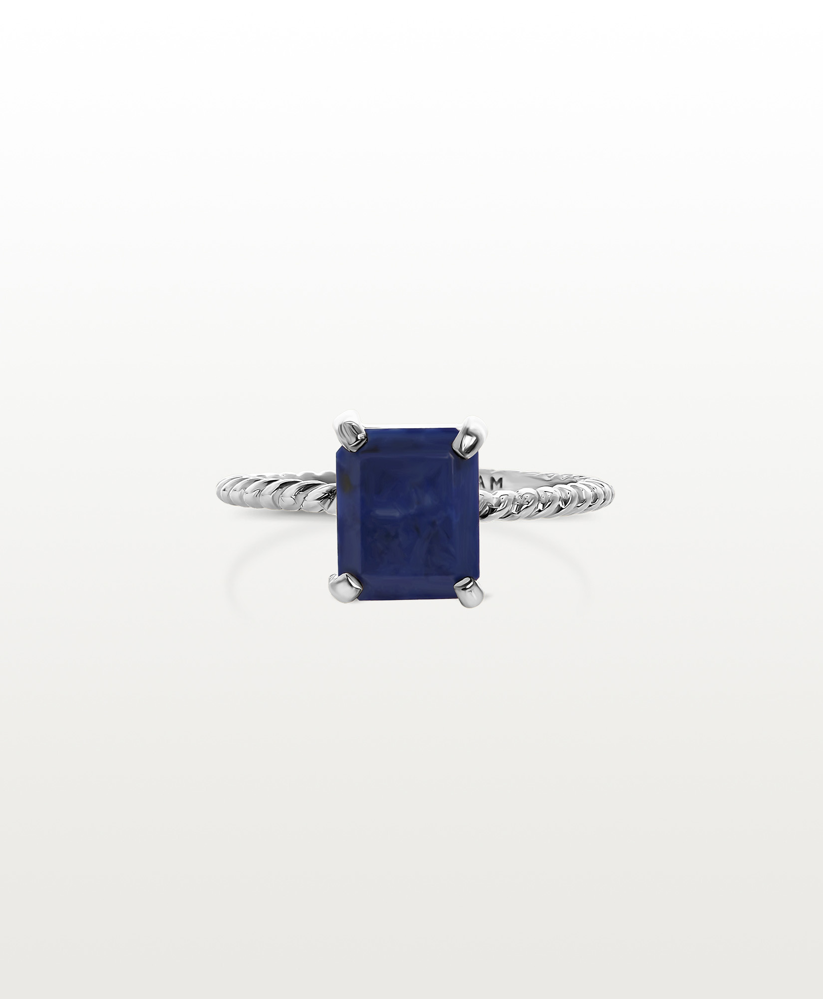 Edelsteen bedel blauw Lapis Lazuli goud Rocks
