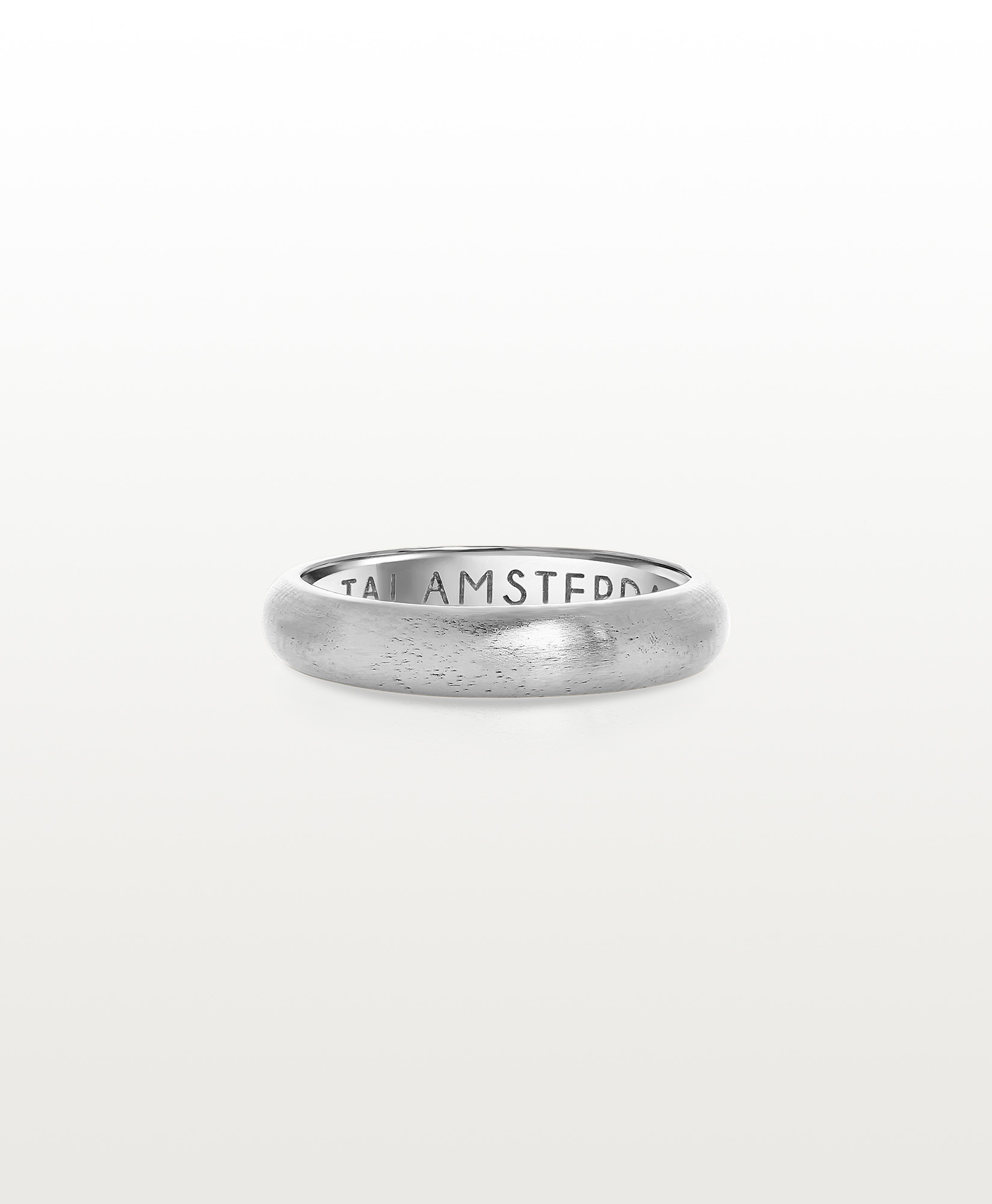 Brushed Stack Ring Kichi (Slim), Silver Taj Amsterdam