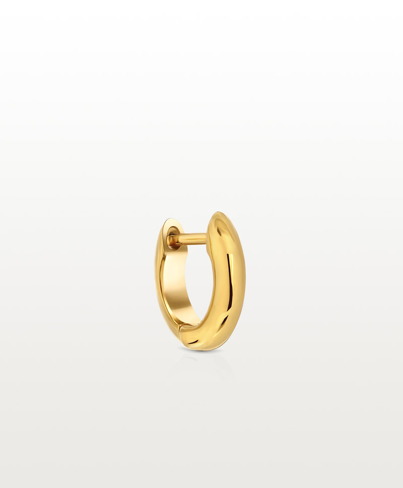 Enkele Gold Plated Hoefijzer Hoop Hisa Small