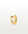 Enkele Gold Plated Hoefijzer Hoop Hisa Small