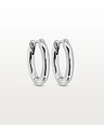 Oval Hoop Earring Set Chika, Silver