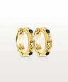 Pearl & Lapis Lazuli Earring Set Aya, Gold Plated