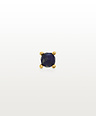 Enkele Gold Plated Kleine Lapis Lazuli Ear Stud Mana