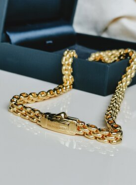 Gold Plated Dikke Schakelketting Aimi
