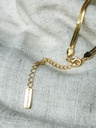 Gold Plated Platte Slangenketting Cho