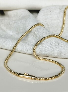 Gold Plated Disc Kralenketting Yume