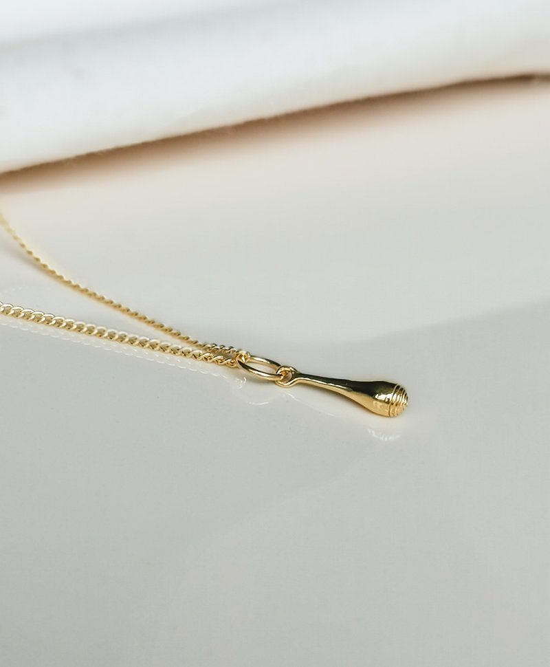 Drop Pendant Amaya, Gold Plated