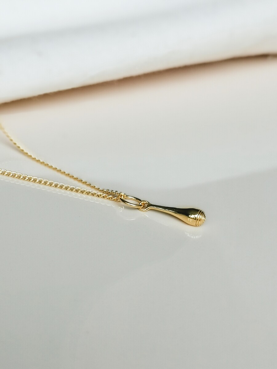 Drop Pendant Amaya, Gold Plated Taj Amsterdam