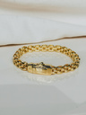 Thick Chain Bracelet Aimi, Gold Plated