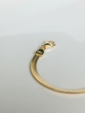 Gold Plated Platte Slangenarmband Cho