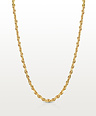 Twisted Necklace Makana, Gold Plated