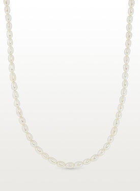 Pearl Necklace Benya, Gold Plated