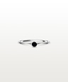Stackable Onyx Ring Keala, Silver