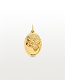 Oval Pendant Misaki, Gold Plated