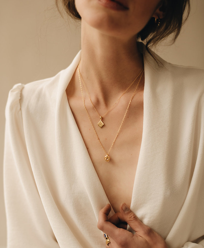 Gold Plated Minimalistische Ketting Naluri