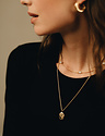 Twisted Necklace Makana, Gold Plated