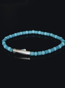 Turquoise Men's Bead Bracelet Nhean