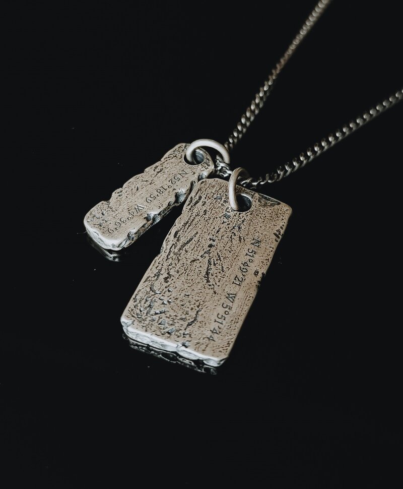 Engravable Pendant Set Men Thabo