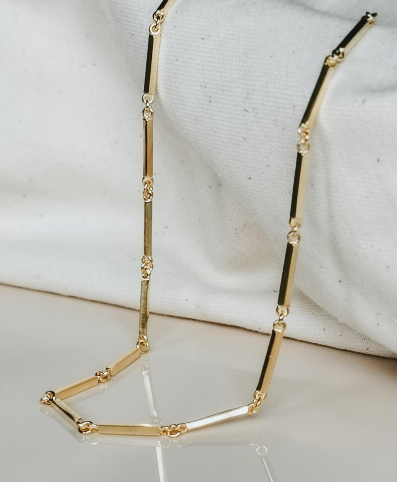 Vintage Necklace Helene, Gold Plated