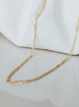 Collier Figaro Plaqué Or Amara