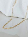 Gold Plated Figaro Ketting Amara