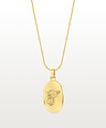 Gold Plated Gepersonaliseerd Medaillon