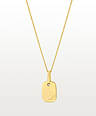 Gold Plated Gepersonaliseerde Ketting The Cube
