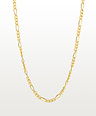 Gold Plated Figaro Ketting Amara