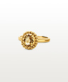 Gold Plated Ring Met Citrien Athena