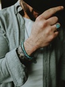 Turquoise Men's Bead Bracelet Nhean