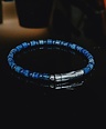 Blaues Perlenarmband Herren Nhean