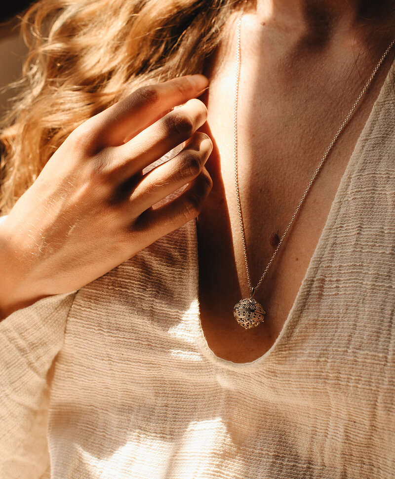 Collier Grossesse Argent N° 4, La Boule