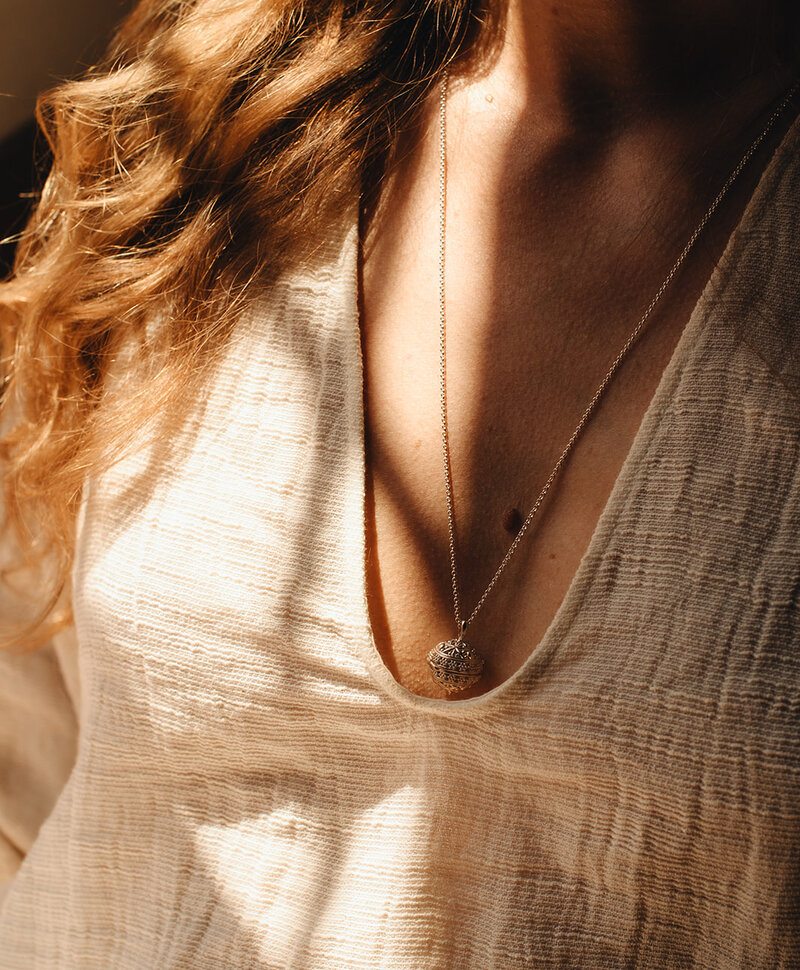Collier Grossesse Argent N° 4, La Boule