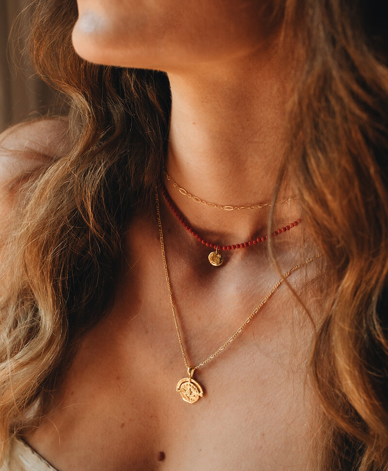 Pachamama Pendant, Gold Plated