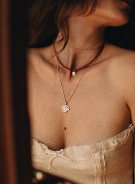 Pachamama Pendant, Silver