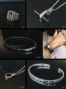 Silberner Herrenring mit schwarzem Stein Tian