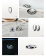 Zilveren Bloemetjes Ear Stud  Set Honoka