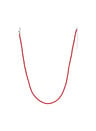 Collier Argent Perles Corail Rouge Électre