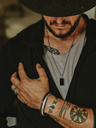 Bague Argent Onyx pour Hommes Tian