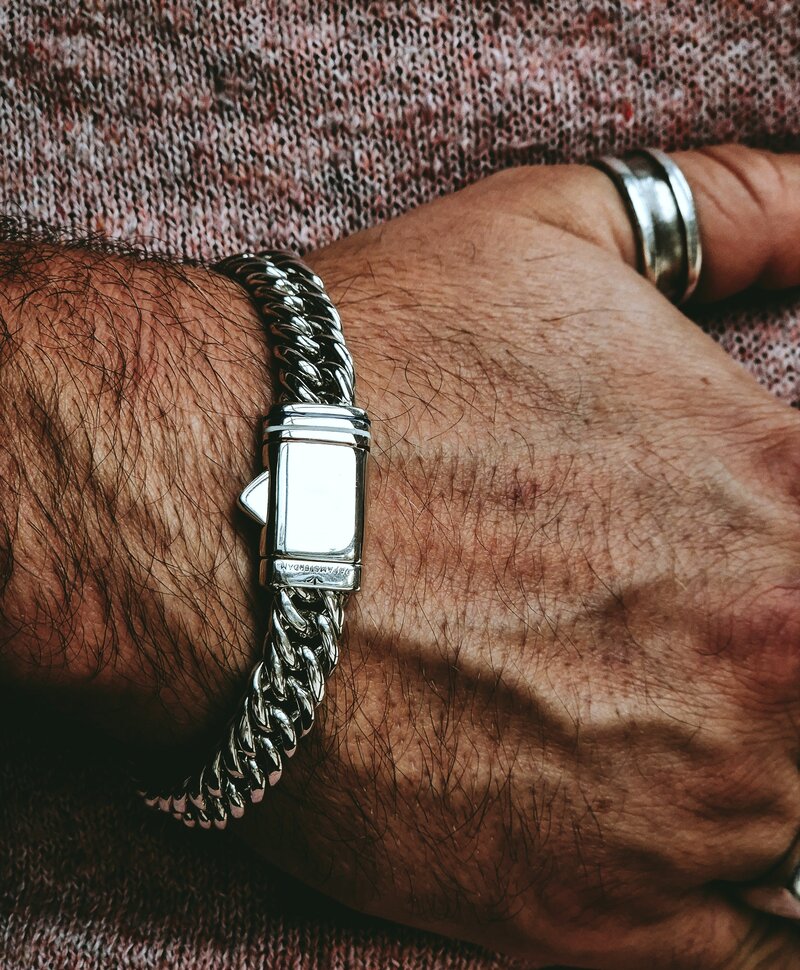Zilveren Cuban Link Armband Heren Duc  Large