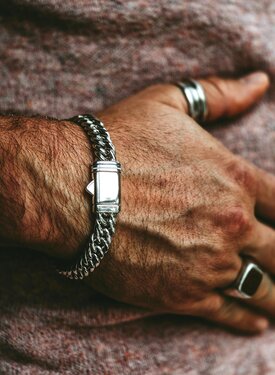 Zilveren Cuban Link Armband Heren Duc  Large